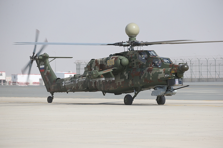 Первый полет за рубежом Ми-28НЭ